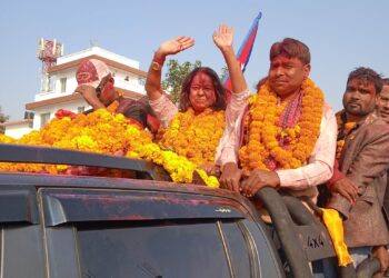 नागरिक उन्मुक्ति पार्टीकी  रन्जिता श्रेष्ठ ३०४०४ मत ल्याई विजयी