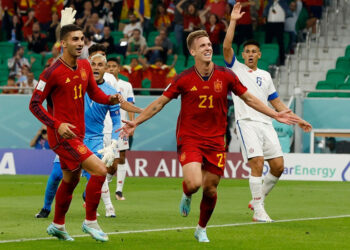 विश्वकप फुटबल : स्पेनको शानदार जित, कोस्टारिकाको पोष्टमा ७ गोल