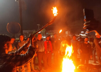 हत्याको विरोधमा एमालेकाे राँके जुलुससहित प्रदर्शन