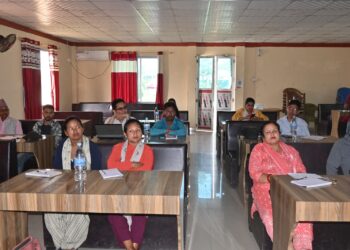 टीकापुरमा विपद् तथा जलवायु सम्बन्धि पत्रकारसँग छलफल सम्पन्न
