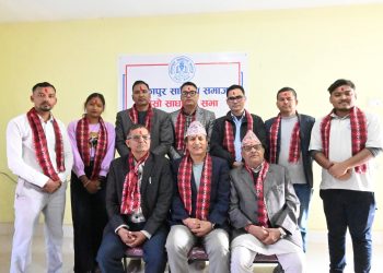 टीकापुर साहित्य समाज को अध्यक्षमा पुन महेशविक्रम शाह