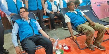 टीकापुरमा विश्वव्यापी रक्तदान कार्यक्रम, ९० जनाले गरे रक्तदान